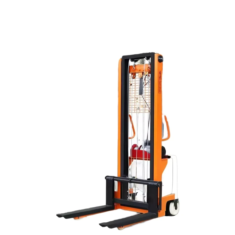 Portable 2T1.6 2 2.2m Electric Forklifts Self Loading Stackers 4WD Polyurethane Tires Seated Operation Urban Use Energy