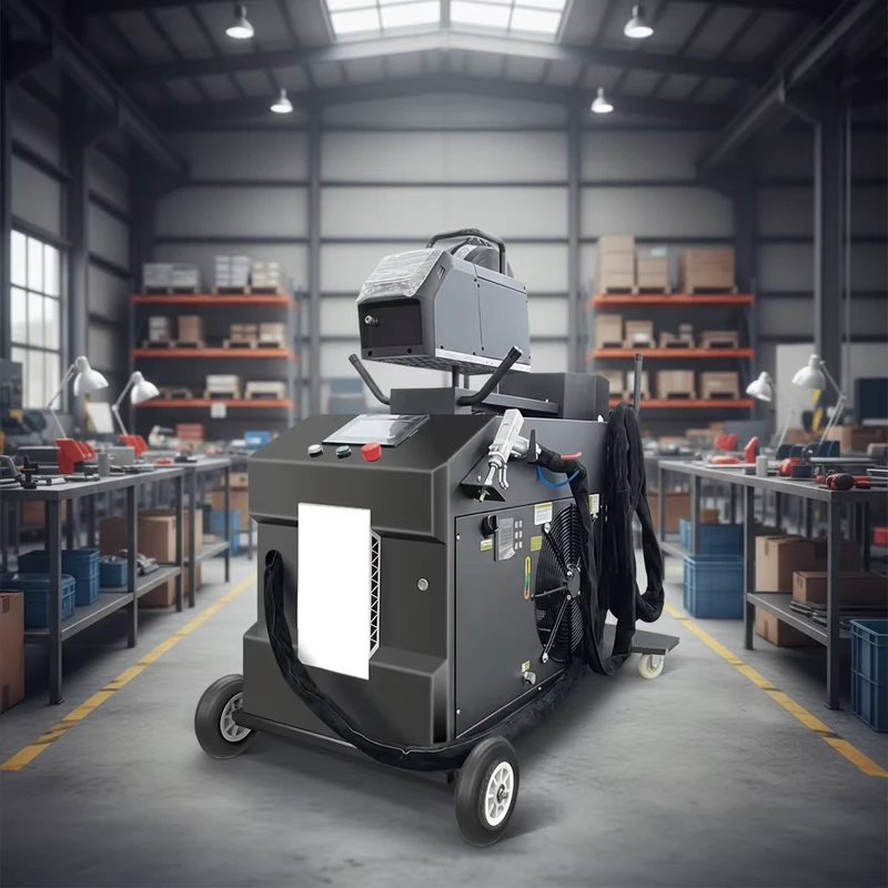 Portable 4 in 1 Handheld Laser Welding Machine 1.5KW to 3KW Water Cooled Fiber Laser Welder for Stainless Steel & Aluminum