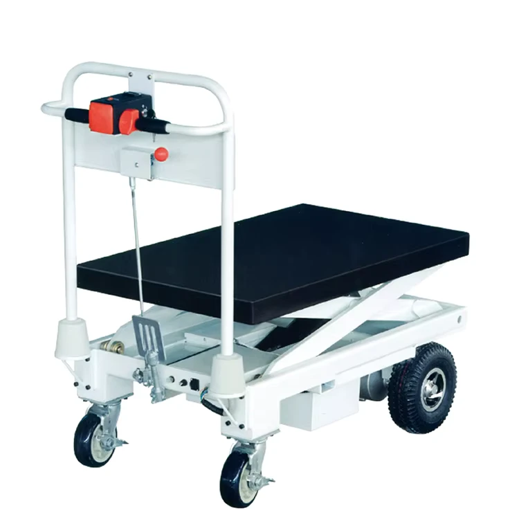 Portable 400kg Load Capacity Hand Trolley Electric Hand Cart Truck for Warehouse Use