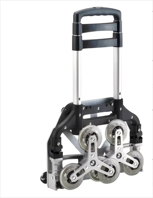 Portable Aluminium Foldable Shopping Cart Supermarket Multipurpose Folding Trolley for Climbing Stairs