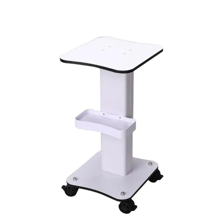 Portable Beauty Machine Trolley Cart with Wheels Mini Stand for Beauty Salon