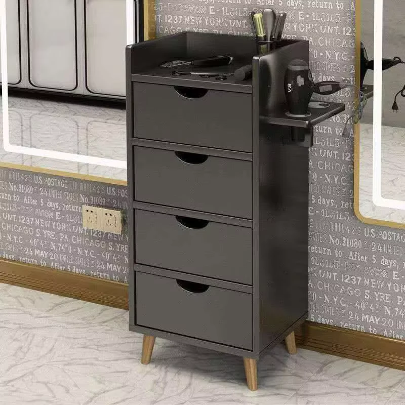 Portable Cart Trolly Beauty Salon Trolley Professional Wooden Lash Furniture Nails Dental Organizer Wheels Golden Auxiliary Hair