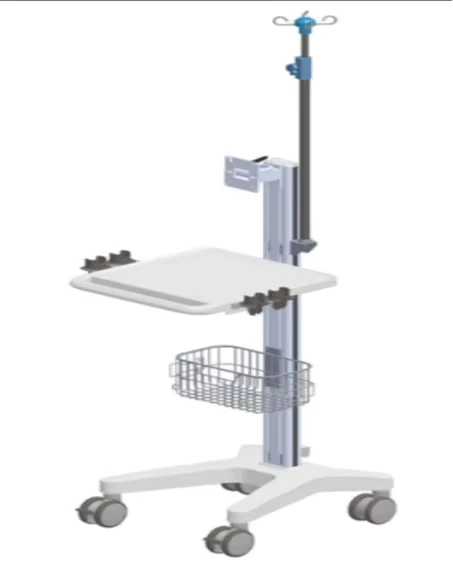 Portable Customized Video Laryngoscope Trolley Flexible Laryngoscope Endoscope Tower Arthroscopy Trolley Endoscope Trolley