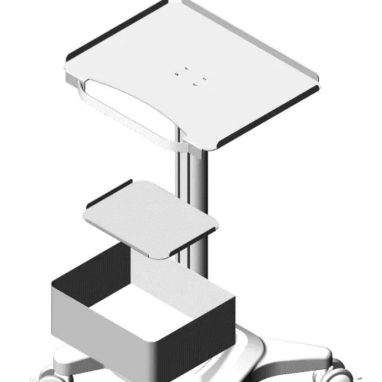 Portable Customized Video Laryngoscope Trolley Flexible Laryngoscope Endoscope Tower Arthroscopy Trolley Endoscope Trolley