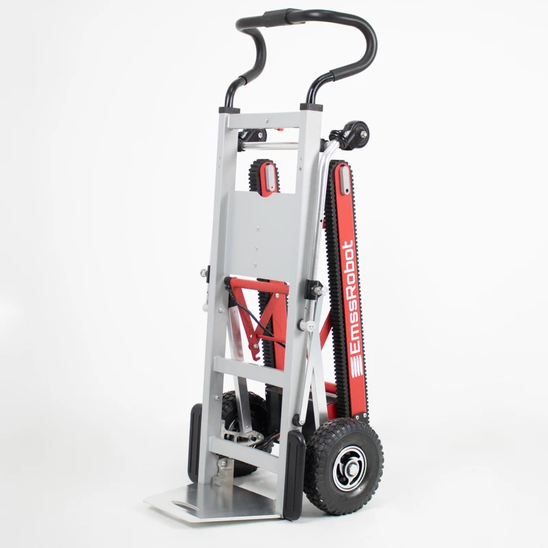 Portable Electric Crawler Trolley Truck Dolly Cart Folding Aluminium Platform Climber for Warehouse Use OEM