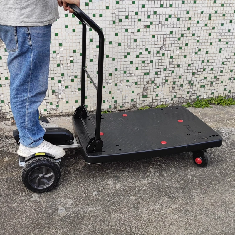Portable Electric Flatbed Cart Balanced Cargo Scooter and Hand Truck for Material Handling Equipment