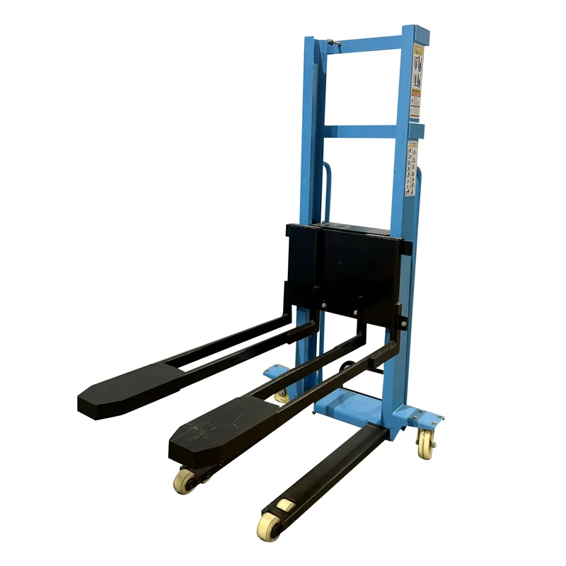 Portable Electric Forklift with Manual Operation 1 Ton Capacity Rough Terrain Adaptability for Loading and Stacking