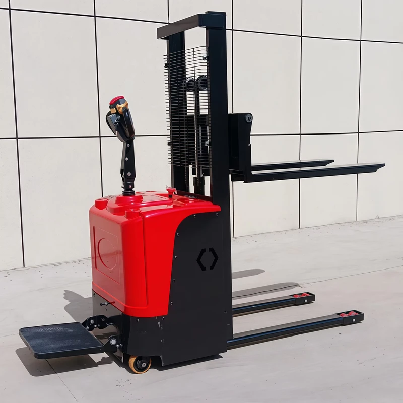 Portable Electric Stacker Pallet Stacker Manual Stacker Hand Forklift