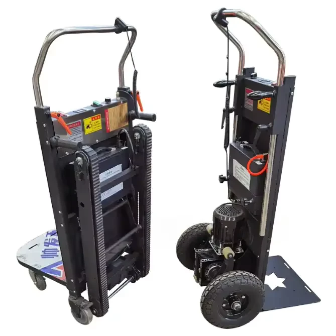 Portable Electric Stair Climbing Dolly Foldable Power Hand Truck Stair Climber Hand Cart Trolley