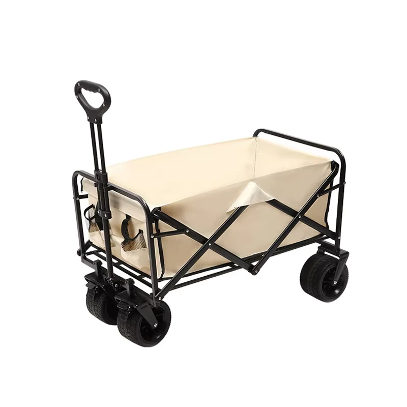 Portable Foldable Outdoor Multi function All terrain Wheel Beach Travel Cart Travel Cart Garden Portable Trolley