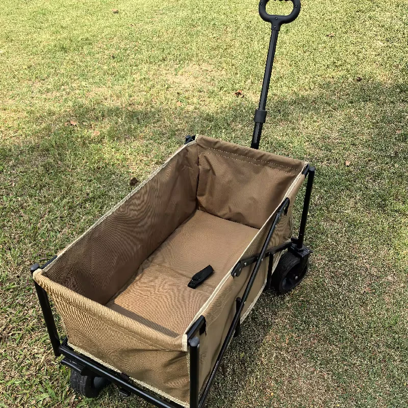 Portable Folding Camping Trailer Cart Outdoor Trolley for Camper Van Pet Carriers & Travel Product