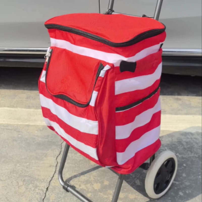 Portable Folding Shopping Trolley Cart