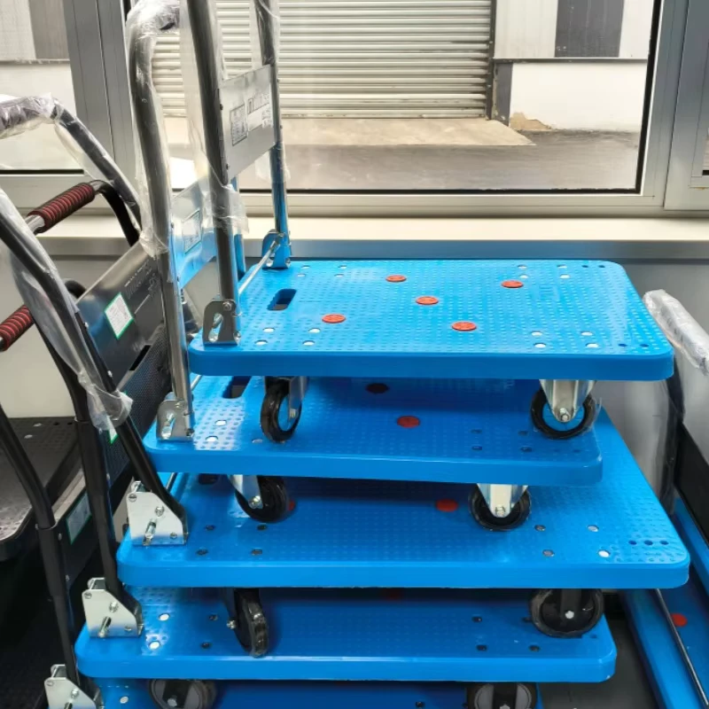 Portable Four Wheel Foldable Nylon Hand Truck Platform Cart Shopping Roll Container 1 Year Warranty Industrial Tools OEM