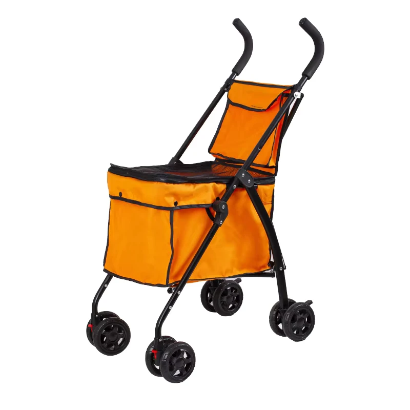 Portable Four Wheel Foldable Supermarket Trolley Multipurpose Folding Grocery Shopping Cart