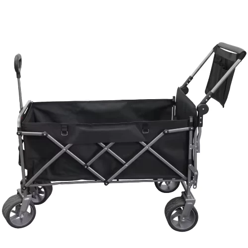 Portable Heavy Duty Folding Outdoor Wagon Cart All Terrain Large Wheels Utility Trolley for Camping Beach Garden Shopping