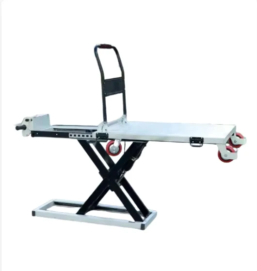 Portable Hydraulic Electric Battery Powered Four wheel Truck Mounted Forklift Lift Platform Scissors Lift 200 300kg