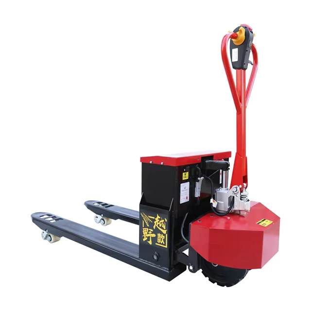 Portable Mini Electric Pallet Truck 1500kg Load Capacity Automatic Off Road for Machinery Repair Shops New Condition Lead Acid