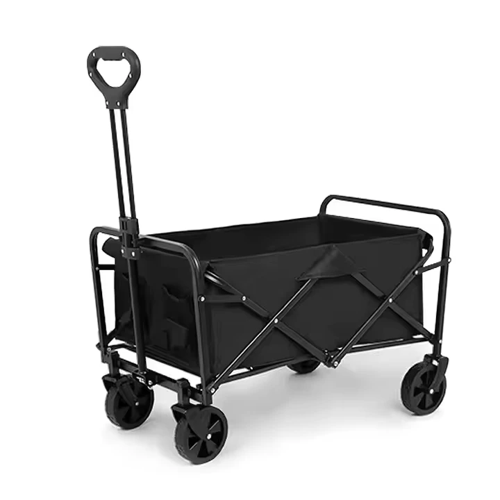 Portable Outdoor Garden Beach Trolley Foldable Fishing Camping Cart Big Capacity Hand Luggage Tour Storage Platform