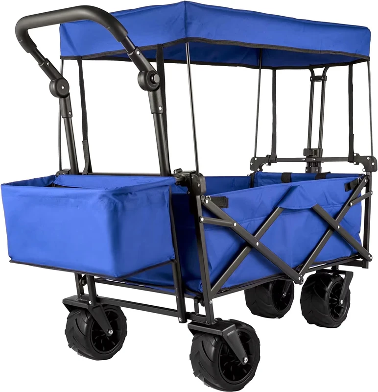 Portable Outdoor Utility Garden Cart Folding Utility Wagon