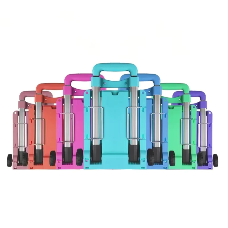 Portable Retractable Handle Transport Cart for Child Seat Carrier
