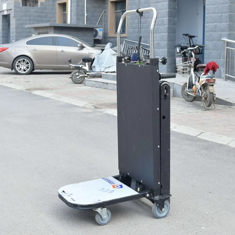Portable Shopping Trolley Aluminum Hand Truck 150Kg Stair Climber Two Wheel Foldable Lightweight Household Dolly Stair Cart