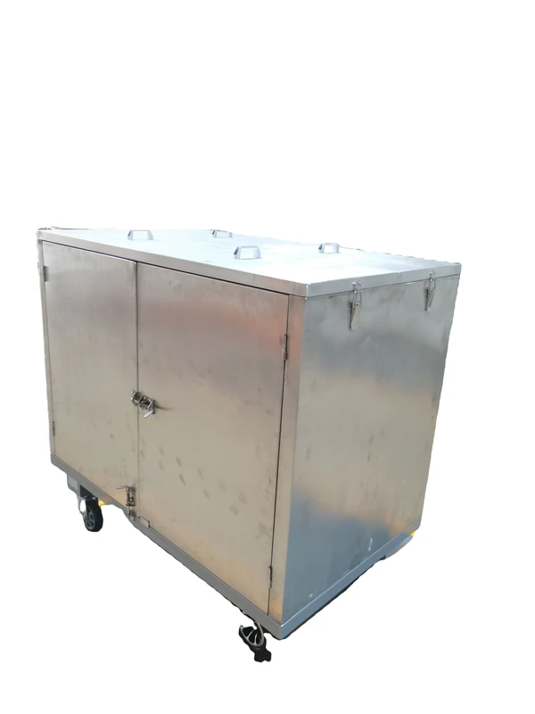 Portable Stainless Steel Aluminium Four Wheel Electric Trolley 400W Motor Foldable Stackable Platform Cart Industrial Use