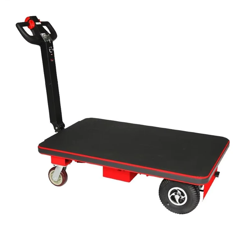 Powered Electric Trolley Cart Electric Handing Platform Cart 400kg Platform Trolley