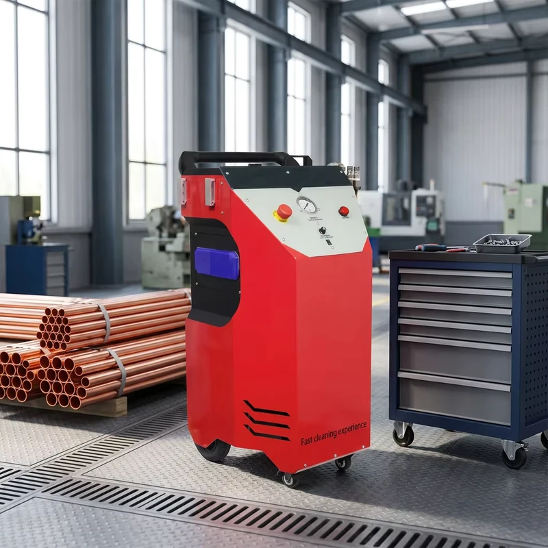 Precision Hand Held Dry Ice Sandblaster with PLC Control for Delicate Electronic Parts Cleaning Long Service Life