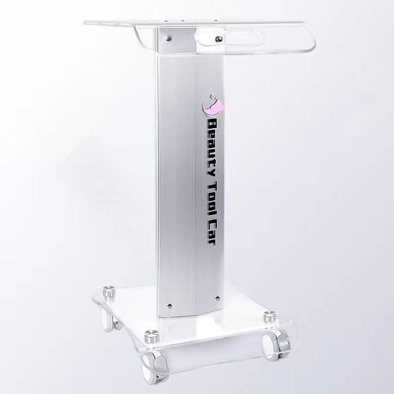Professional Beauty Instrument Trolley Cart With Wheels Aluminum Salon Spa Equipment Stand