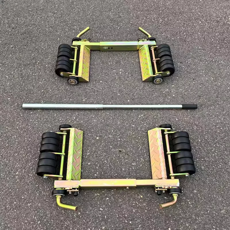 Professional Car Dolly Compact & Adjustable Roll Container for Garage and Transport