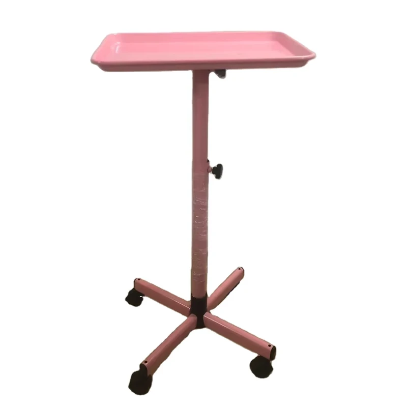 Professional Grade Aluminum Trolley Salon Beauty Storage Utility Trolley Mobile Hair Rolling Stand Trolley