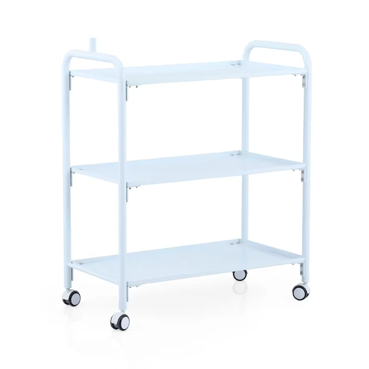 Professional Metal Beauty Salon Rolling Trolley Cart for Waxing