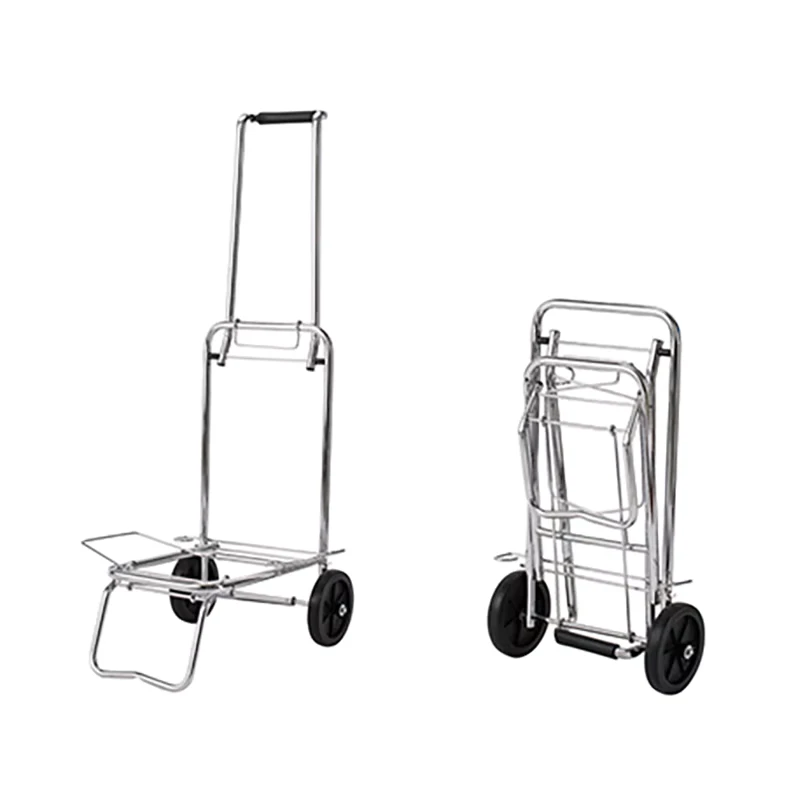 Professional Supplier Steel Frame 30 kg Capacity Folding Hand Cart Trolley for Transport