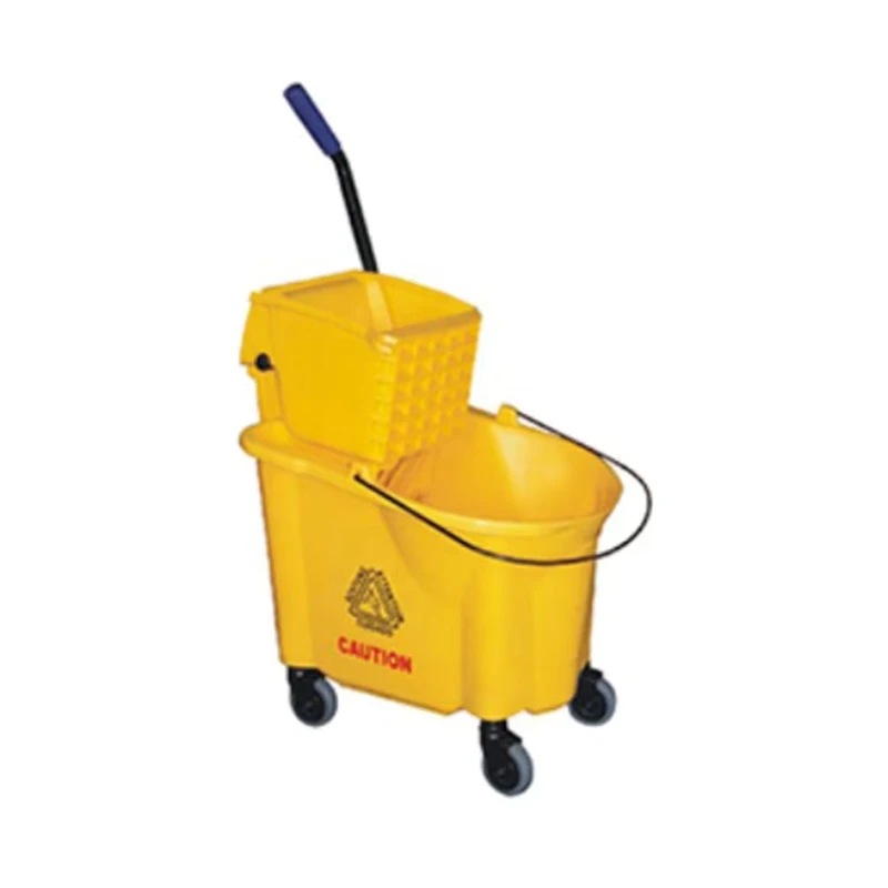 Professional Wringer Trolley Hand free Cleaning 32L Bucket Mop Water Foldable