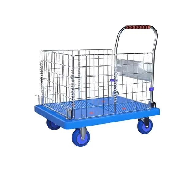 Quali Sturdy Corrosion-Resistant Heavy-Load Ergonomic Labor-Saving Storage-Friendly Logistics Trolley