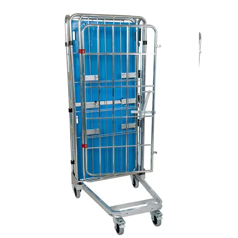 Quali Thickened Steel-Frame High-Capacity Quick-Fold Portable Space-Efficient Stackable Roll Cage
