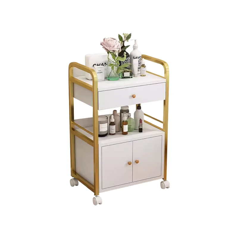 Qunpeng Beauty Cart Salon Special Massage SPA Multi functional Shelving Salon Trolley Beauty Equipment