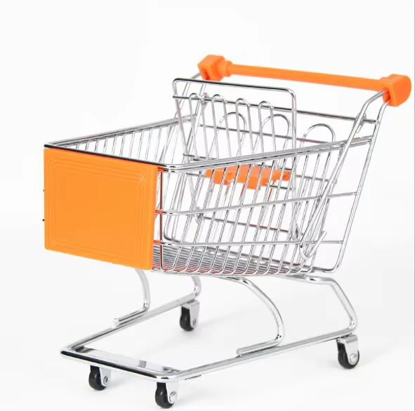 RH SX04 Office Stationery Caddy Kids Gift Small Trolley Mini Shopping Cart for Kids