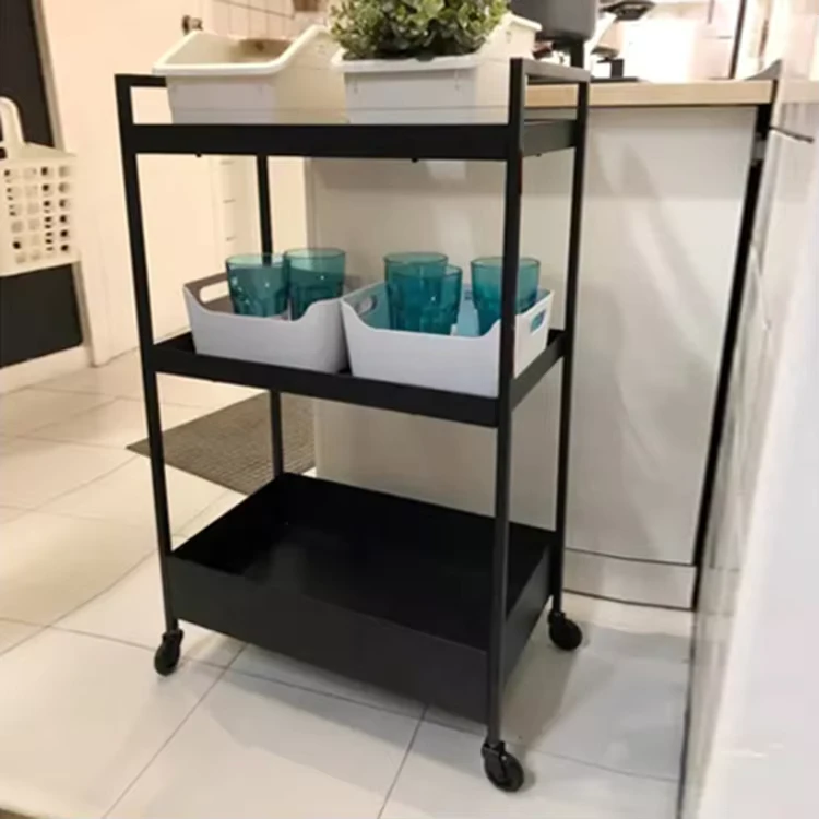 Red Trolley Cart Plastictrolley Shelves For Home Metal Iron Square Other Home Storage & Organization Non woven Fabric 500 Set