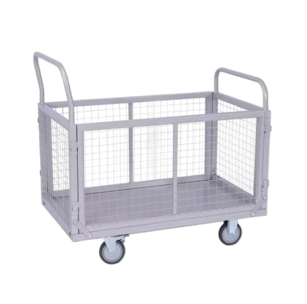 Reinforced Load-bearing Durable High-Density Space-Saving Safe-Transport Logistics Trolley