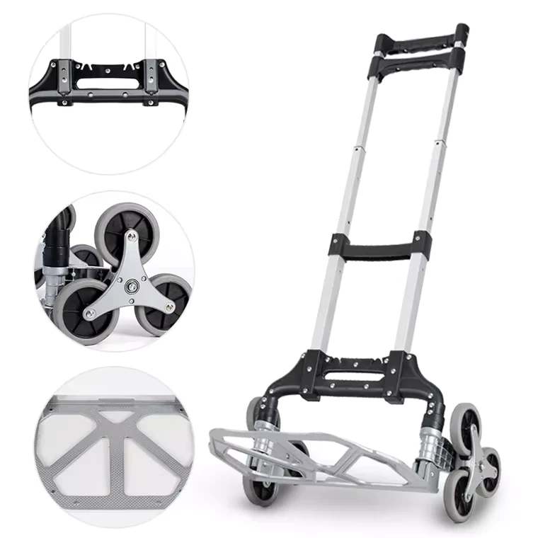 Removable Stair Climbing Hand Truck Luggage Trolly Grocery Shopping Cart FHT80 6S