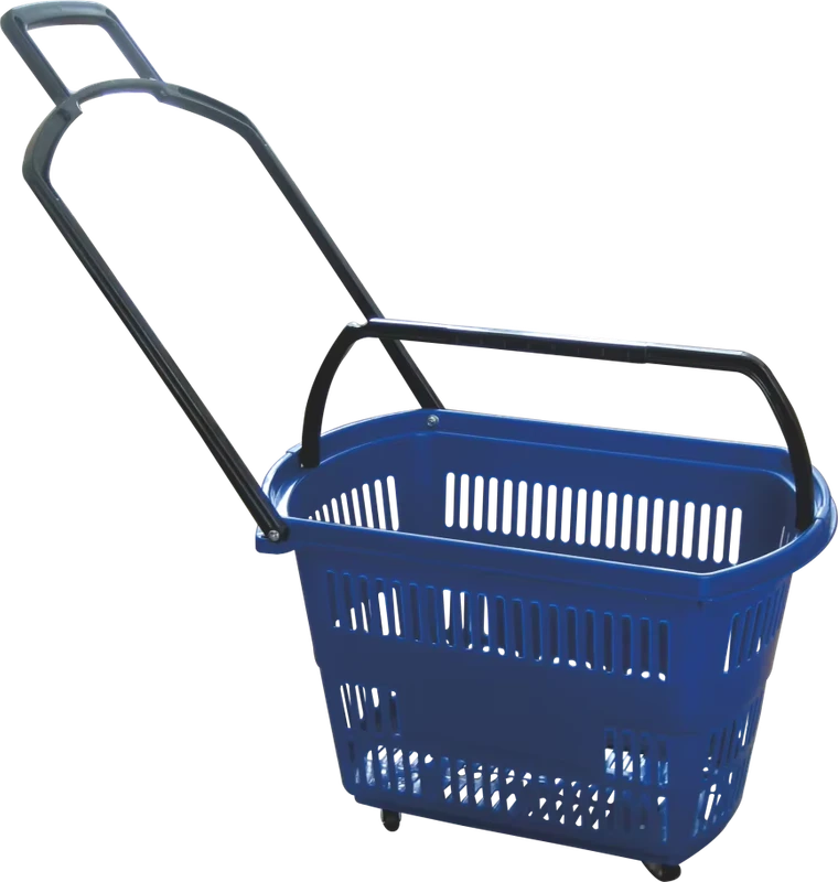 Retail Grocery Supermarket Plastic Hand Held Storage Shopping Baskets for Sale