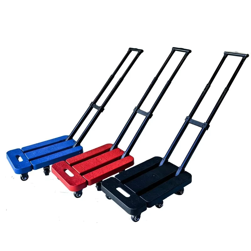 Retractable Trailer Pull out Portable Camper Trolley Home Folding Vehicle Wagon Cart