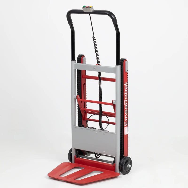 Robot Mini Electric Stair Climbing Trolley With Aluminium Platform OEM Customizable Tools Cart