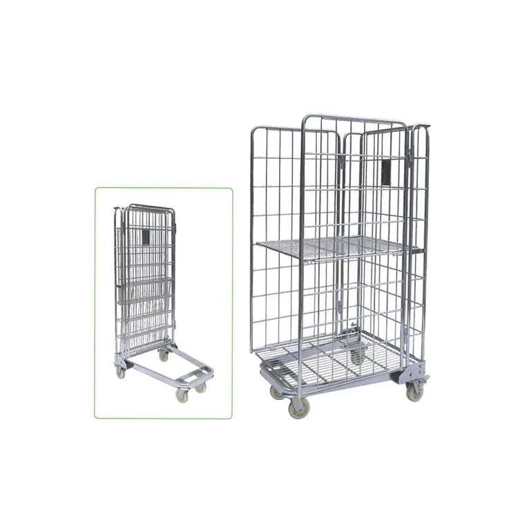 Roll Cage Containers Steel Cargo Storage Roll Container Roll Container Trolleys