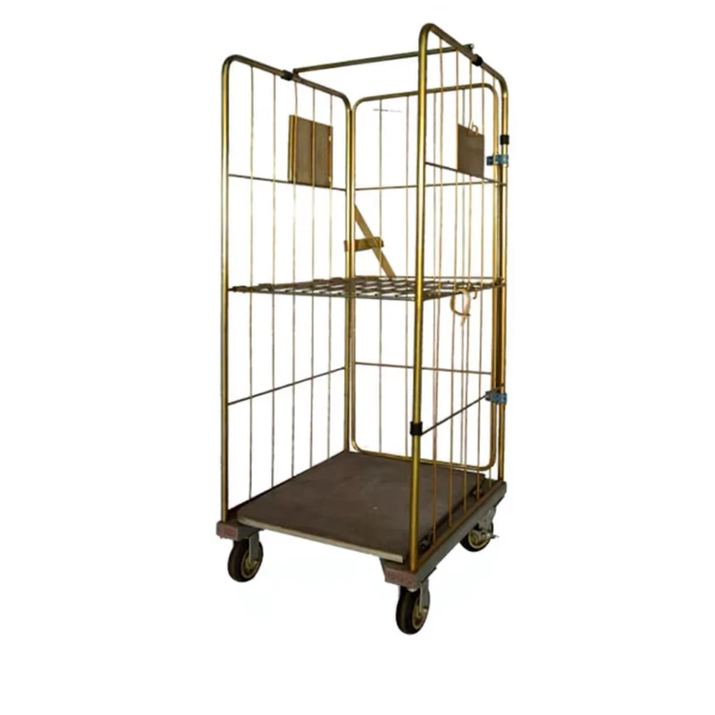 Roll Container Clothing Rack Shopping Trolley for E commerce Display OEM ODM Options Available Steel Q235 500kg