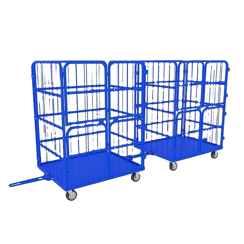 Roll Container Is a Great Solution of Moving Goods in Retail Distribution Center and Manufacturing Industry