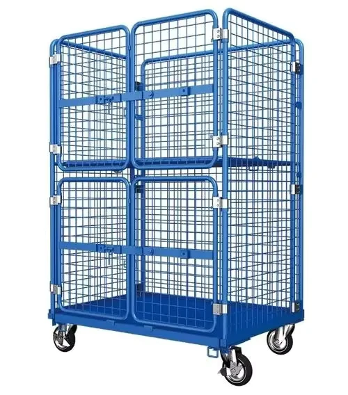 Roll Containers Available in Various Sizes Designs and Demountable of Nestable Models Order Picking Storage