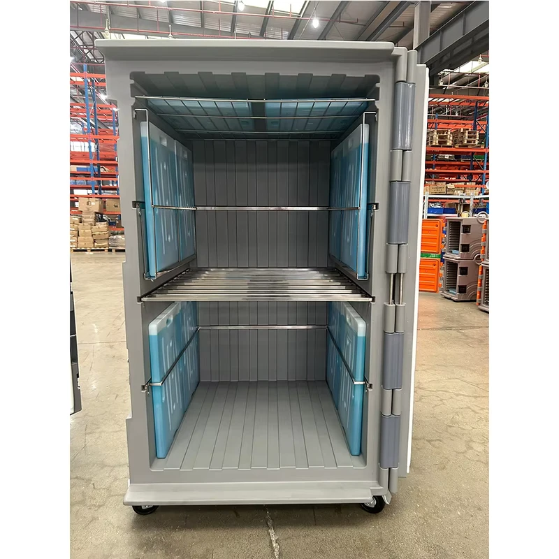 Roll Insulated Container 1300 Liters Large Size Thermal Box for Catering Food Transportation