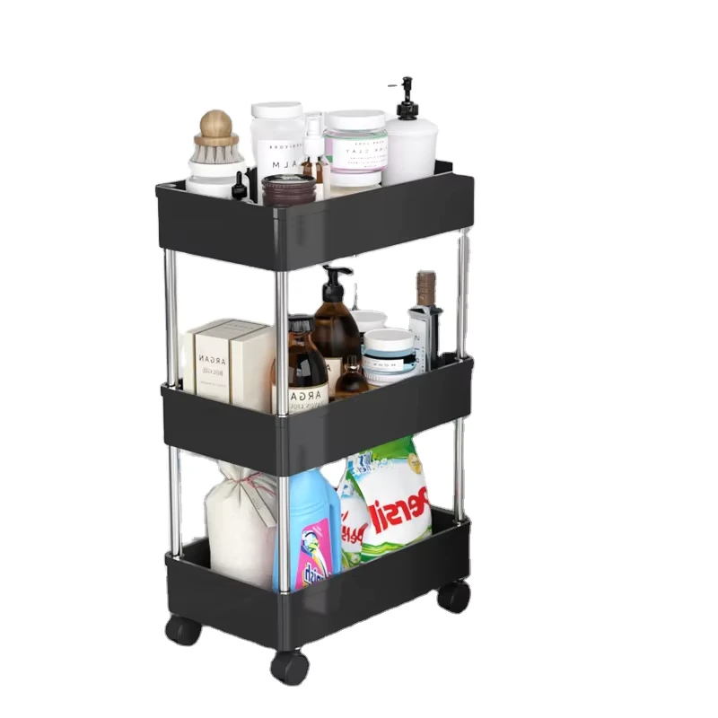 Rolling Cart 3 Tier with Drawers Storage Kitchen 10 Drawer Folding Laundry Tool Utility File Teacher Bar for Teachers